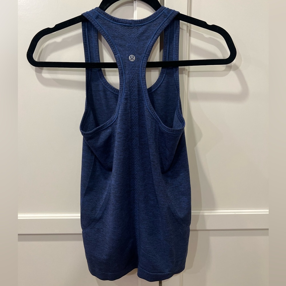 lululemon Navy Swiftly Tech Racerback Tank Size 4